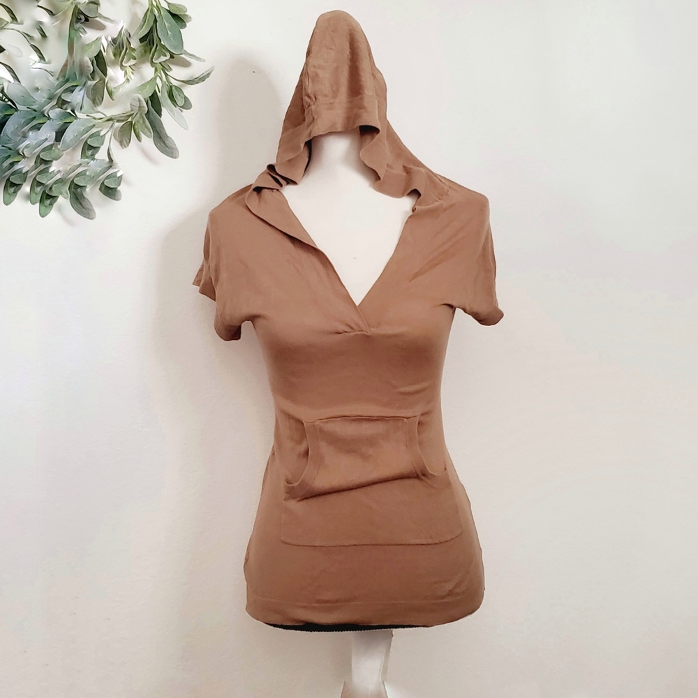 💓SOLD💓Trina Turk Silk Hood Pocket Kangaroo - Picture 11 of 11